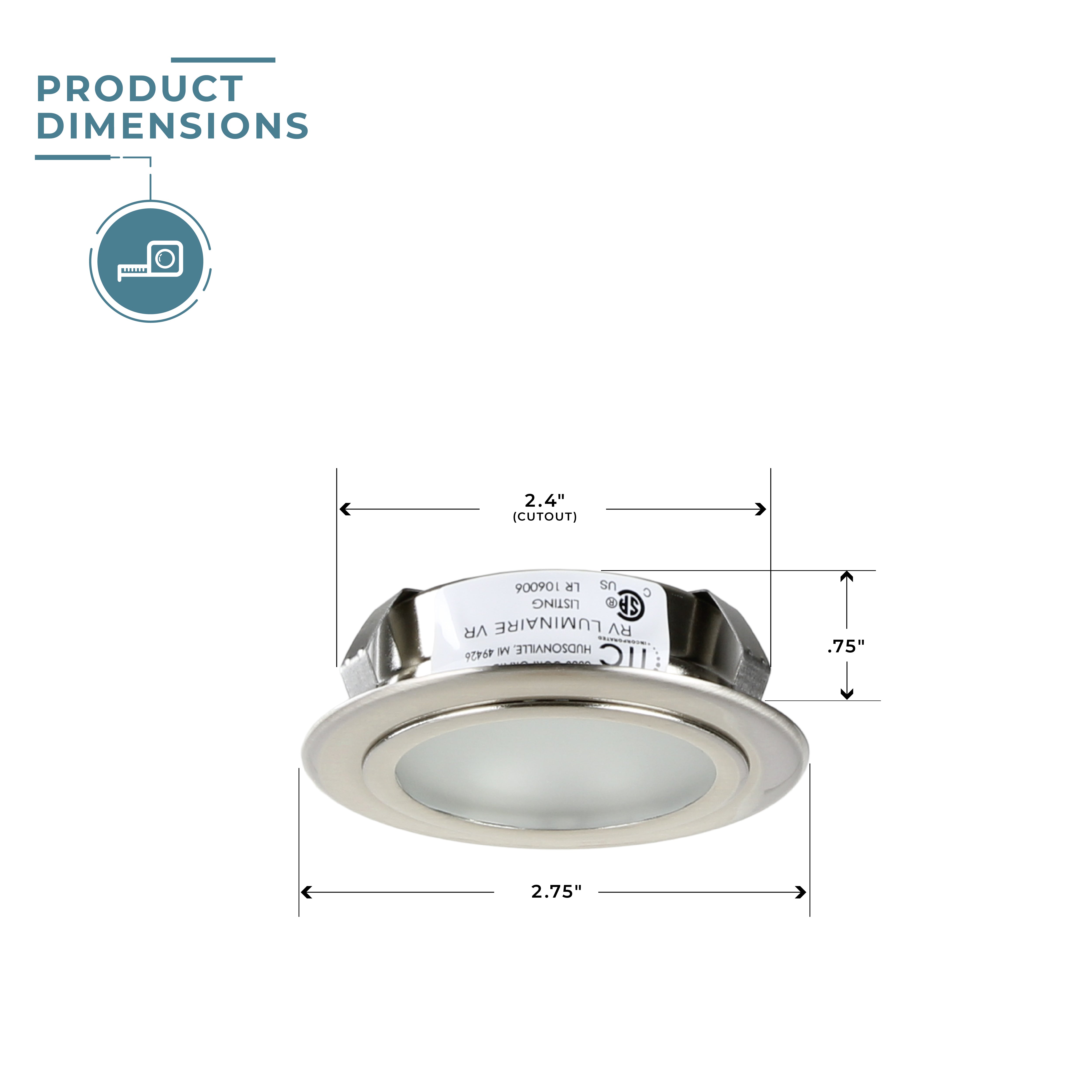 Decor Recessed LED Overhead Light