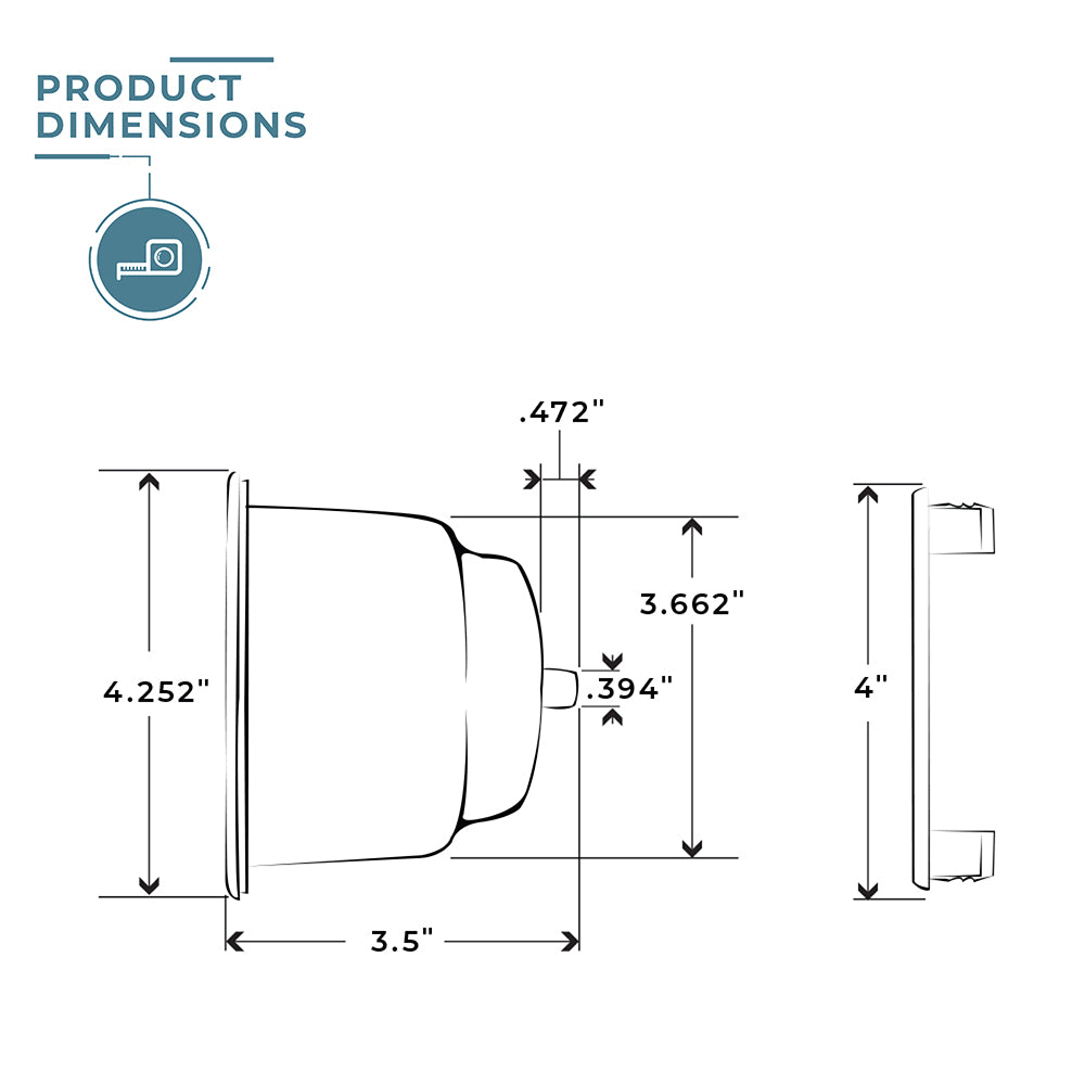 Glow in the Dark Marine & RV Cup Holders - 81428SS304-PK2-SR
