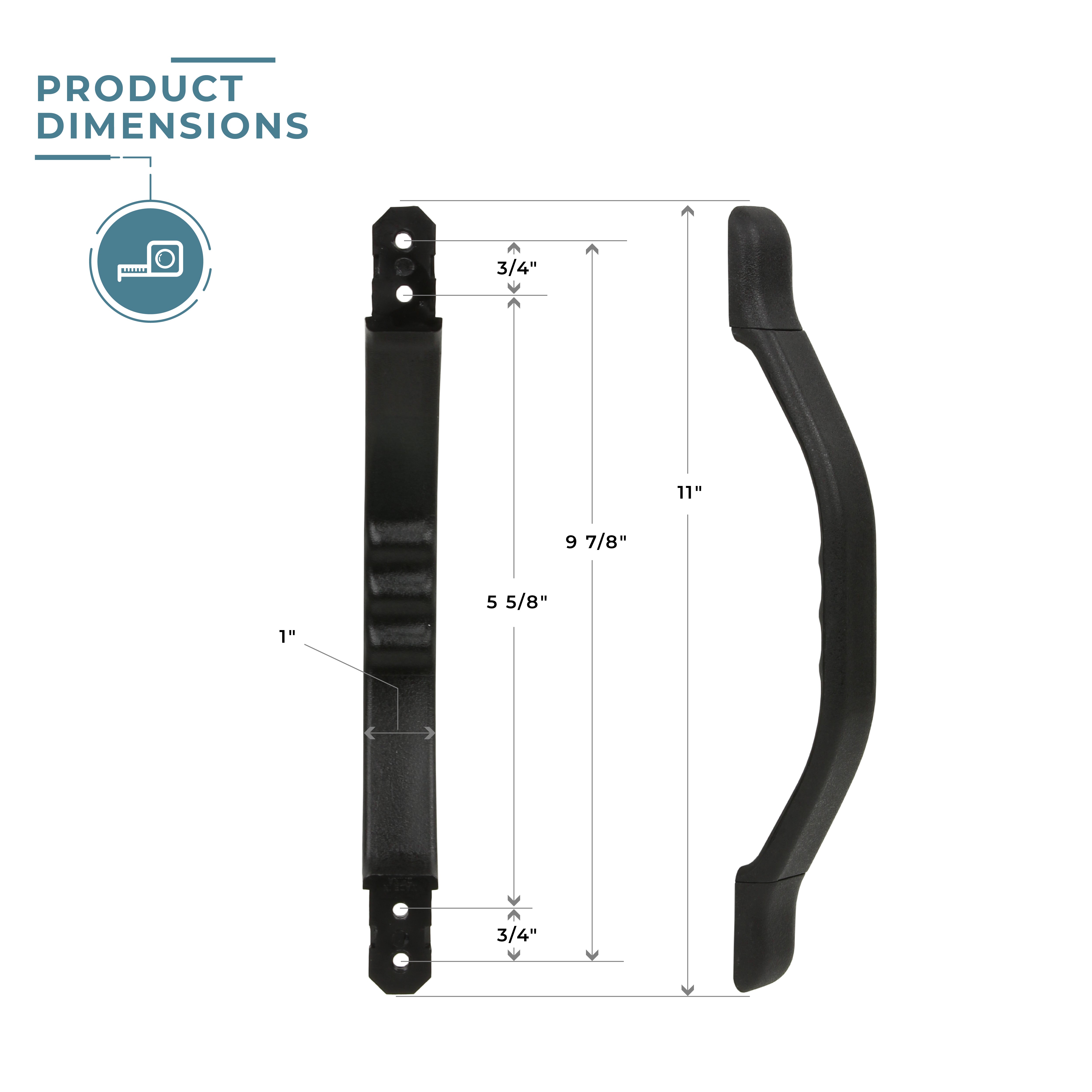 RV Molded Grab Handle