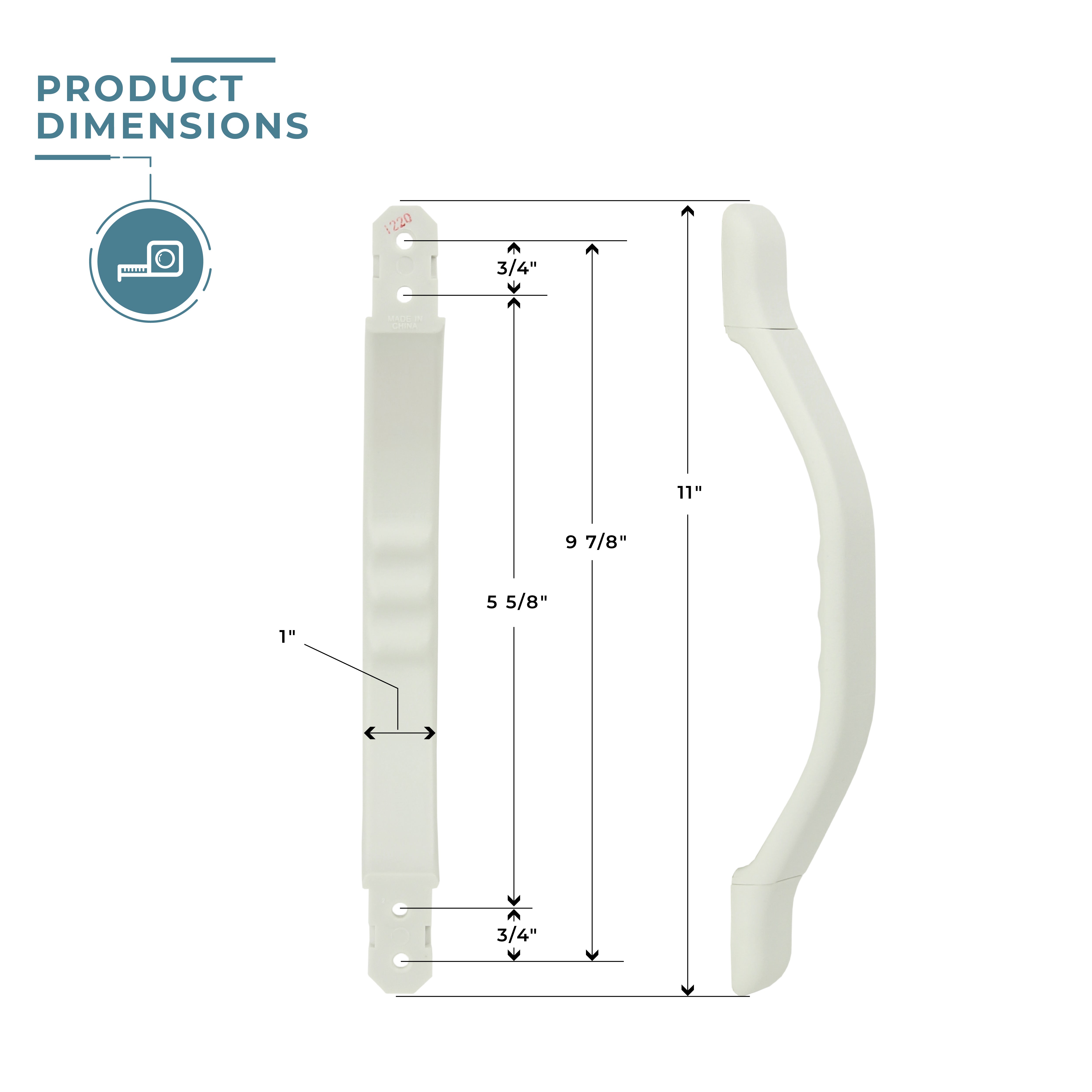 RV Molded Grab Handle