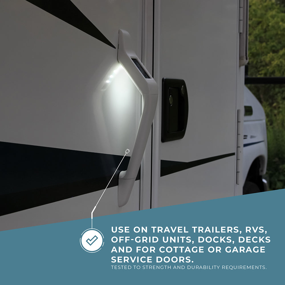 Attune LED Solar Lit & Non-Lit RV Grab & Assist Handles