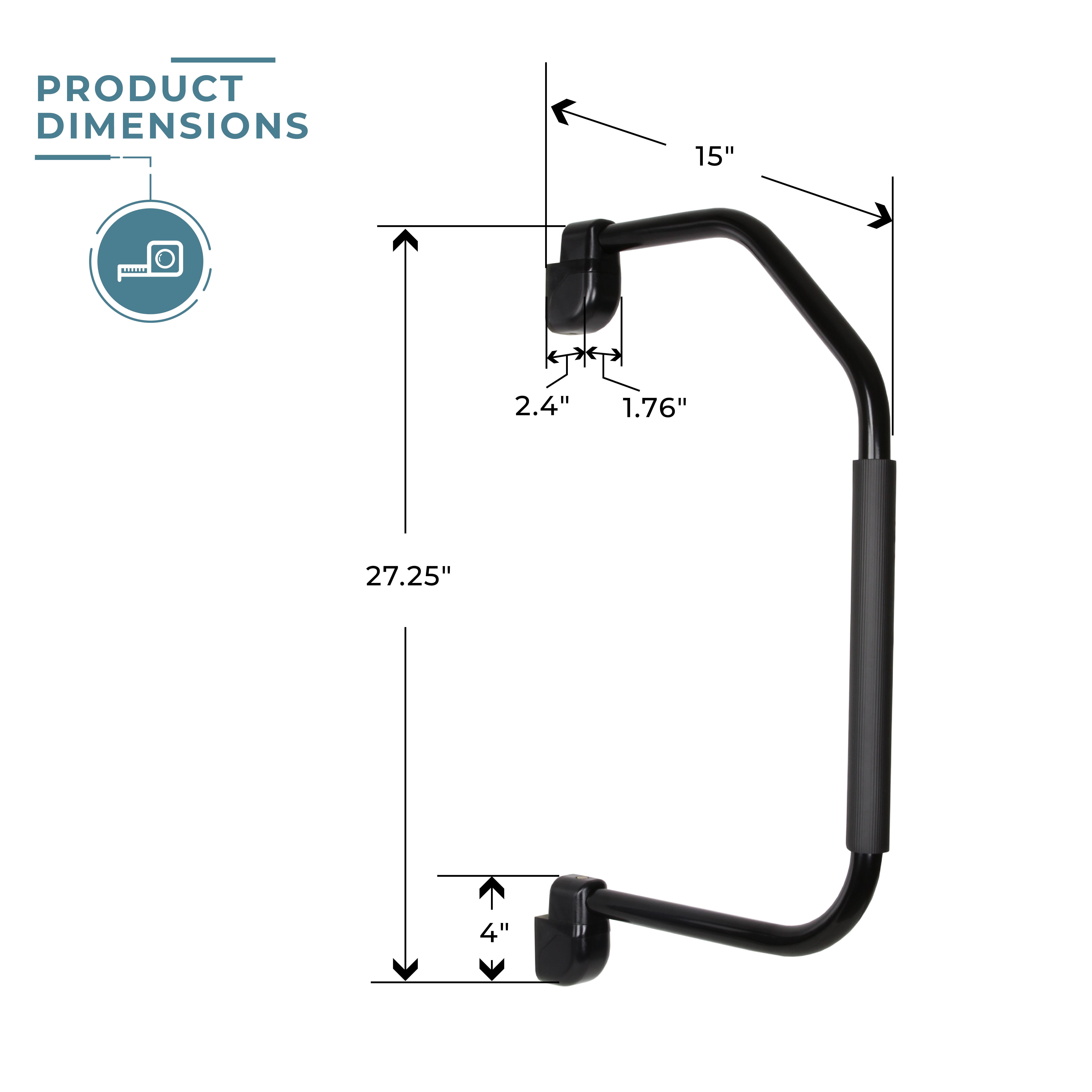 Stow & Go™ Folding Assist Handle