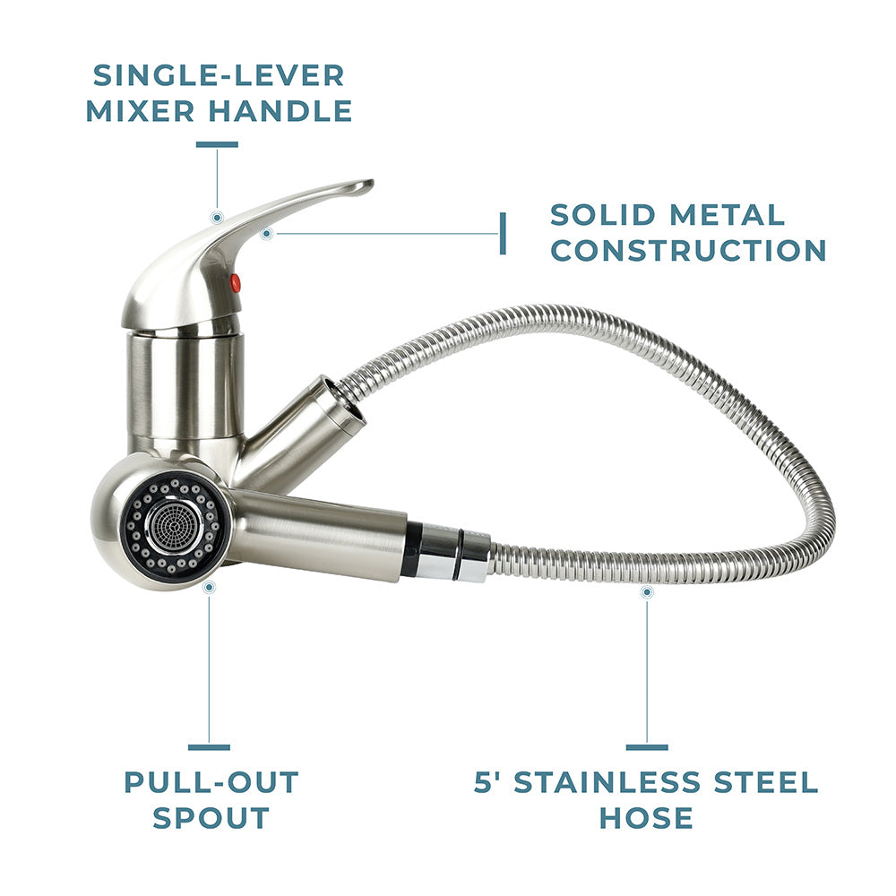 Lever Pull-Out Faucet