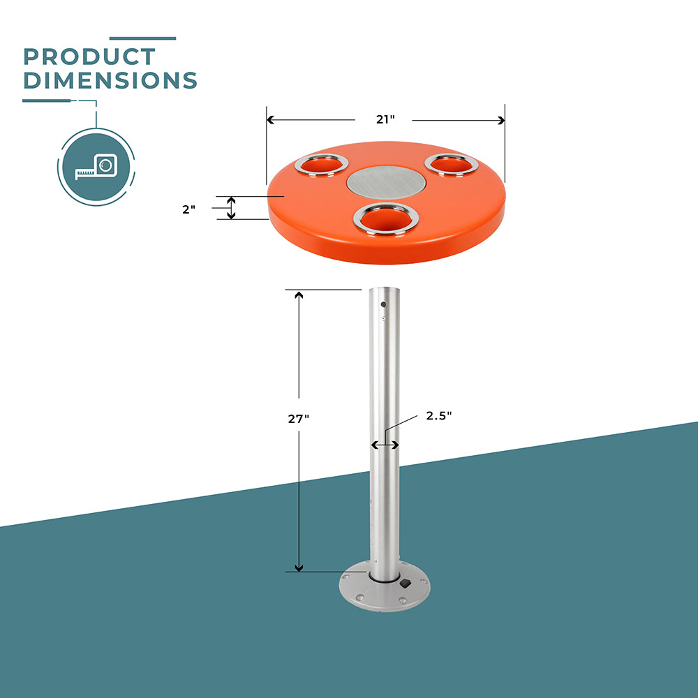Round Boat Table System