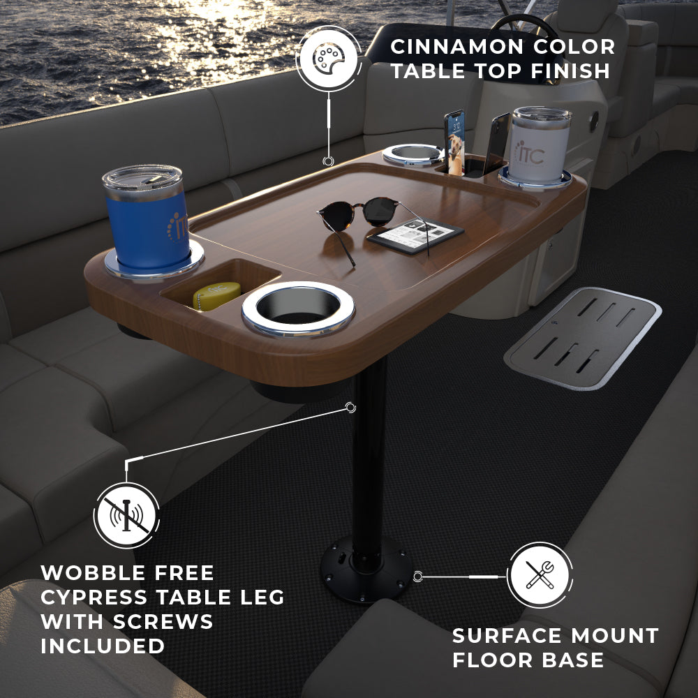 Non-lit Party Boat Table Systems