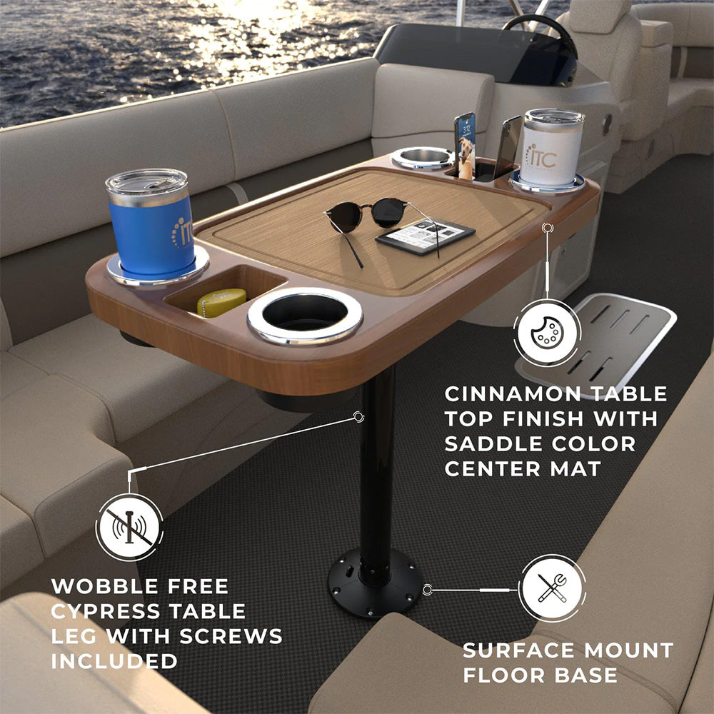 Non-lit Party Boat Table Systems w/ Center Foam Mat