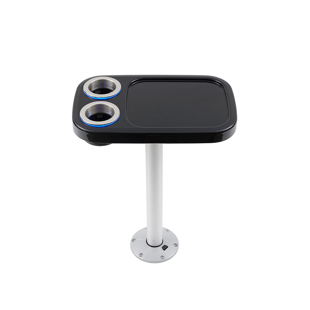 Battery Powered LED Lit Cocktail Boat Table