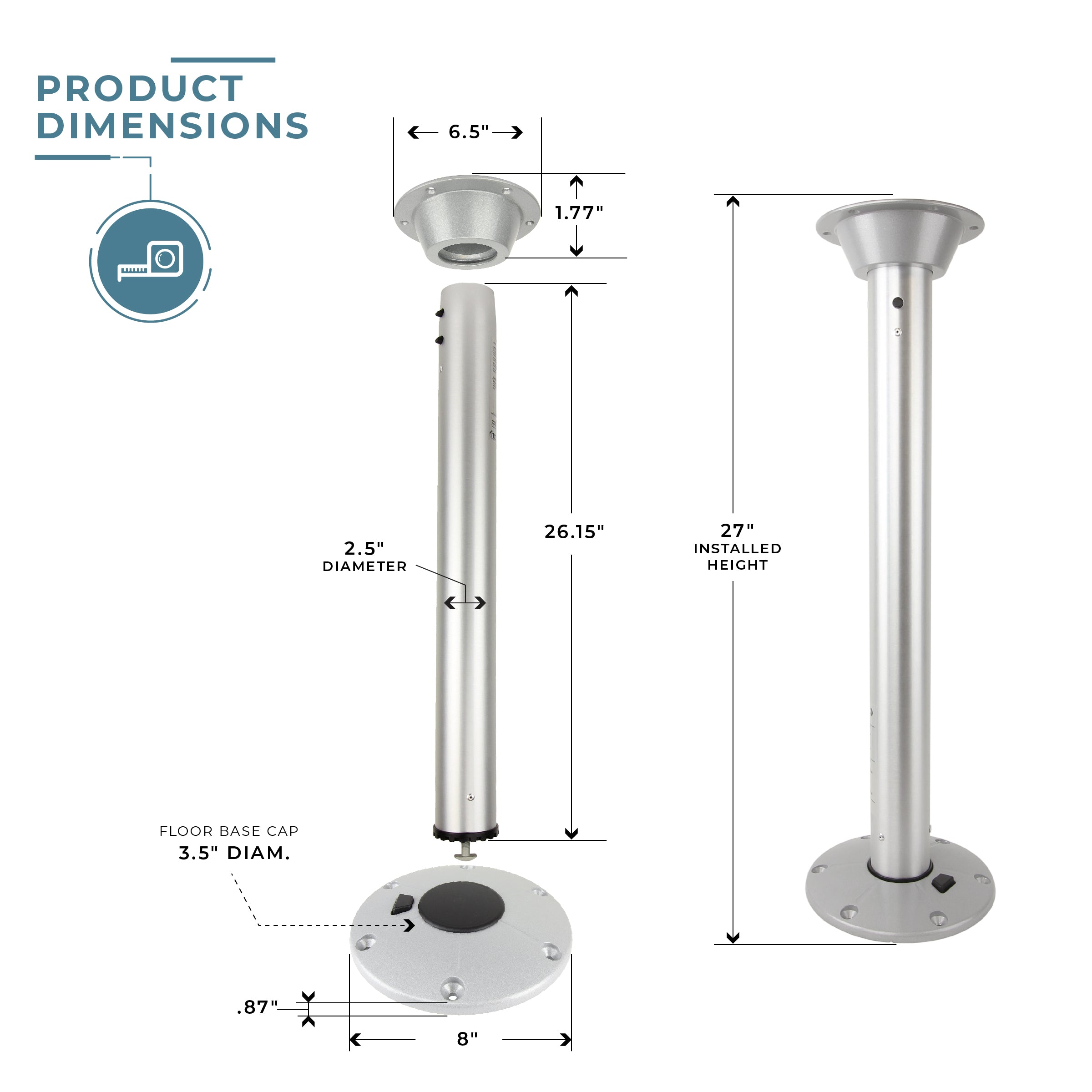 Cypress™ Table Leg Kit