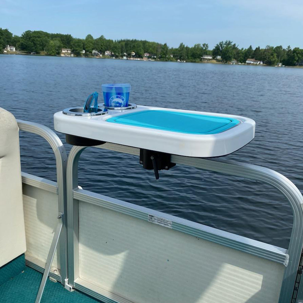 Pontoon Fence Mount Rail Table Base System