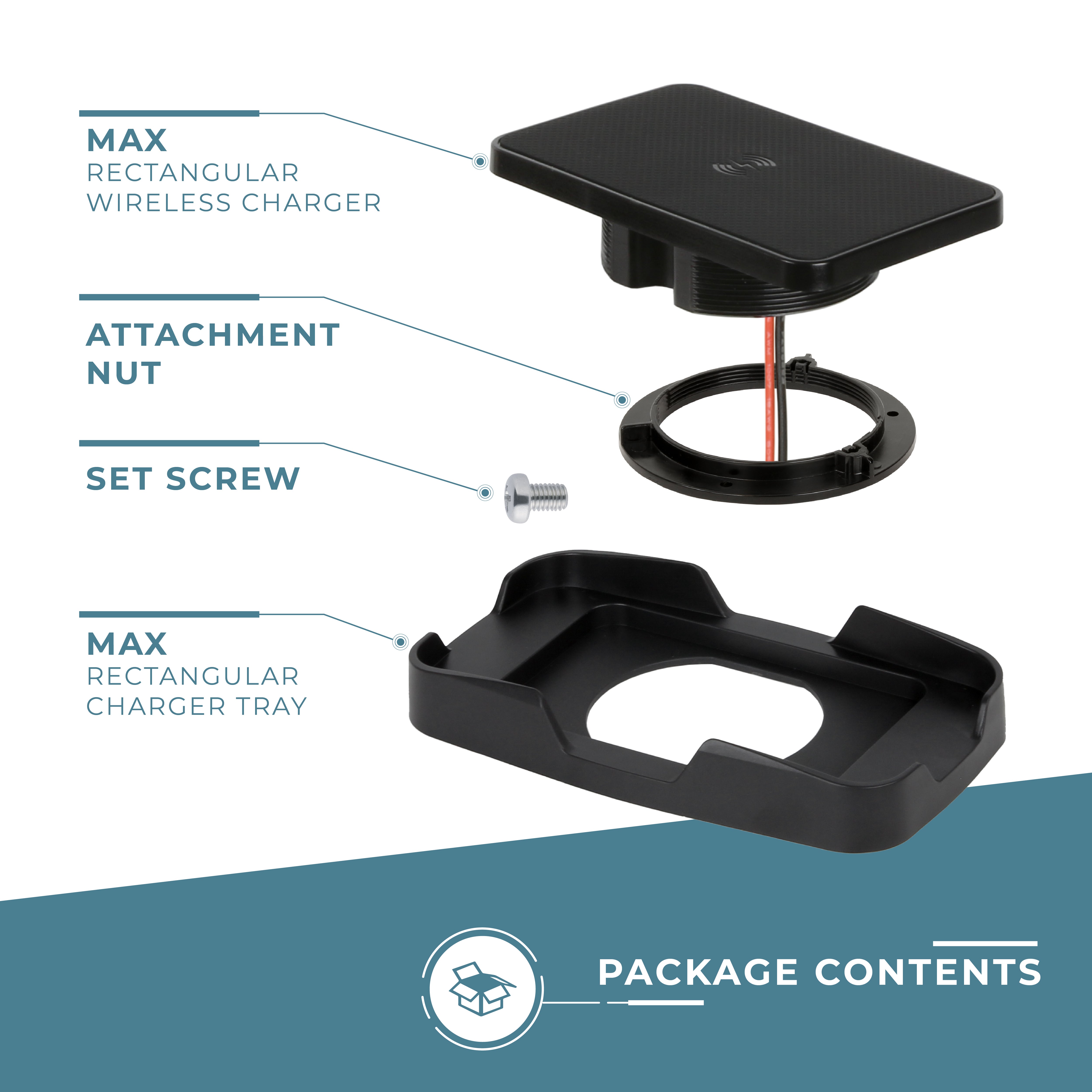 MAX Rectangular Wireless Phone Charger