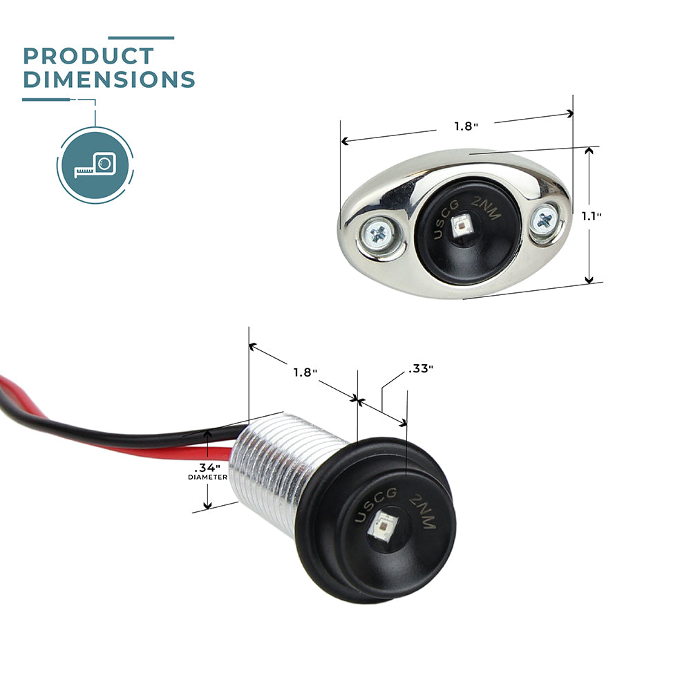 Modular LED Navigation Light for Boats | ITC Shop Now
