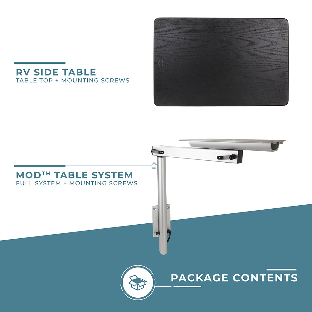 RV Side Table with MOD Leg System