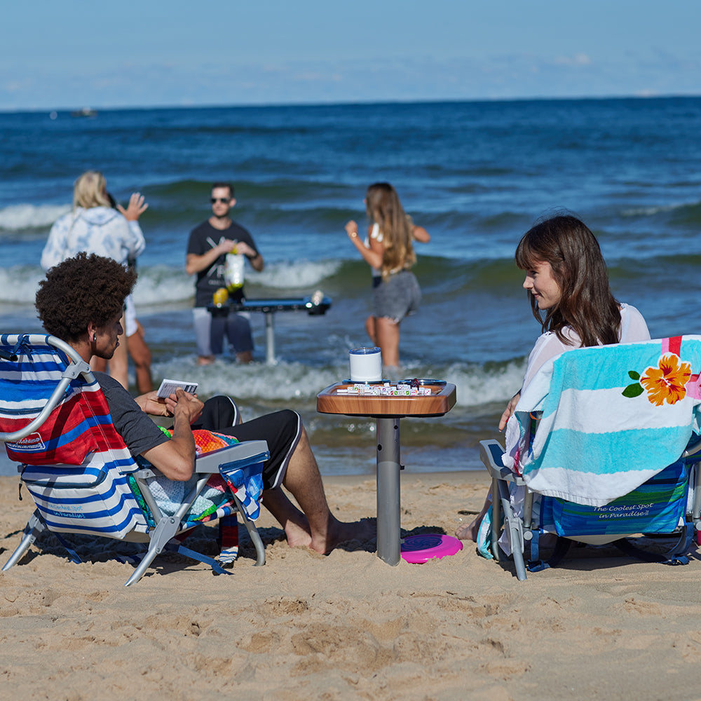 Non-Lit Cocktail Table with Sand Bar Leg