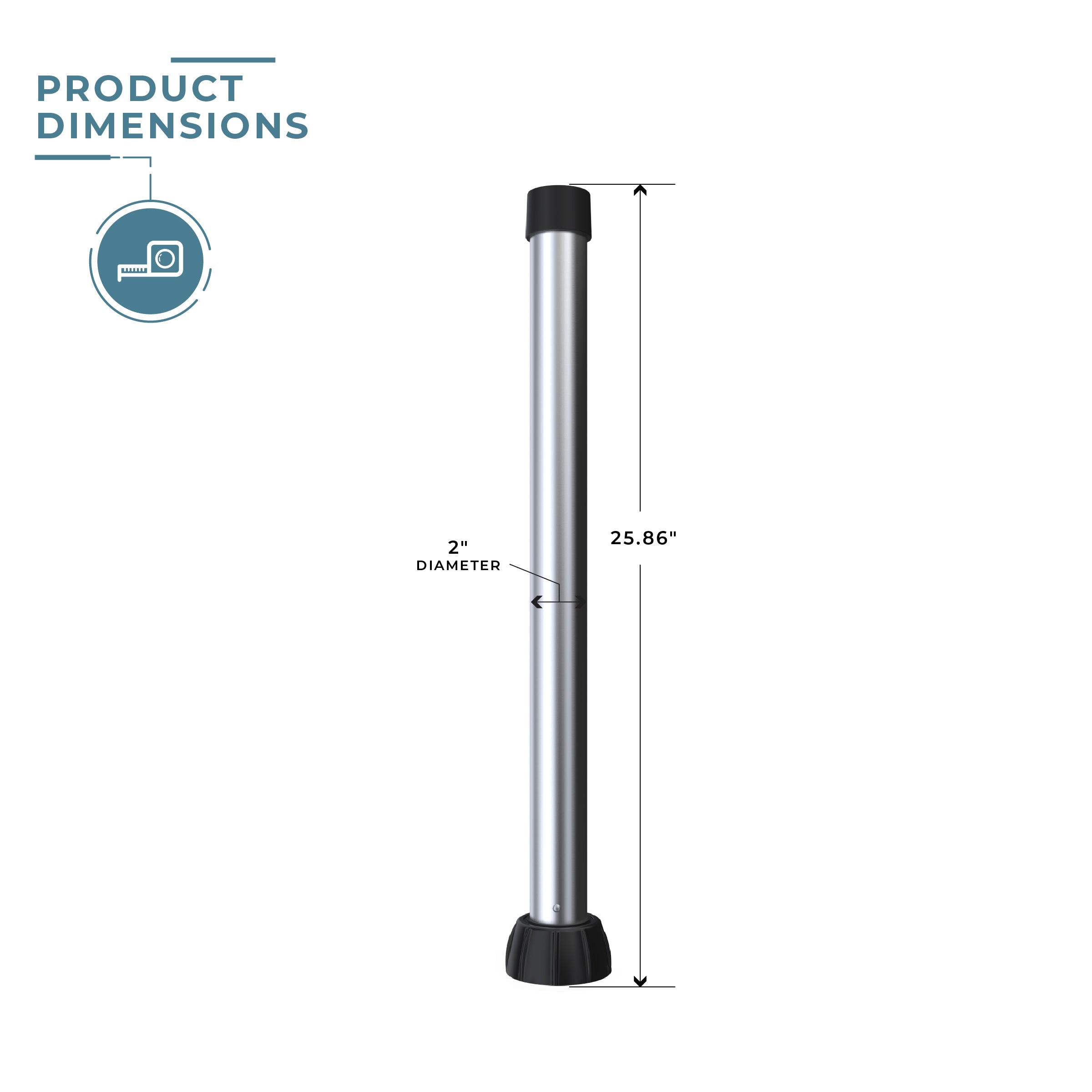 Sequoia III Replacement Table Legs