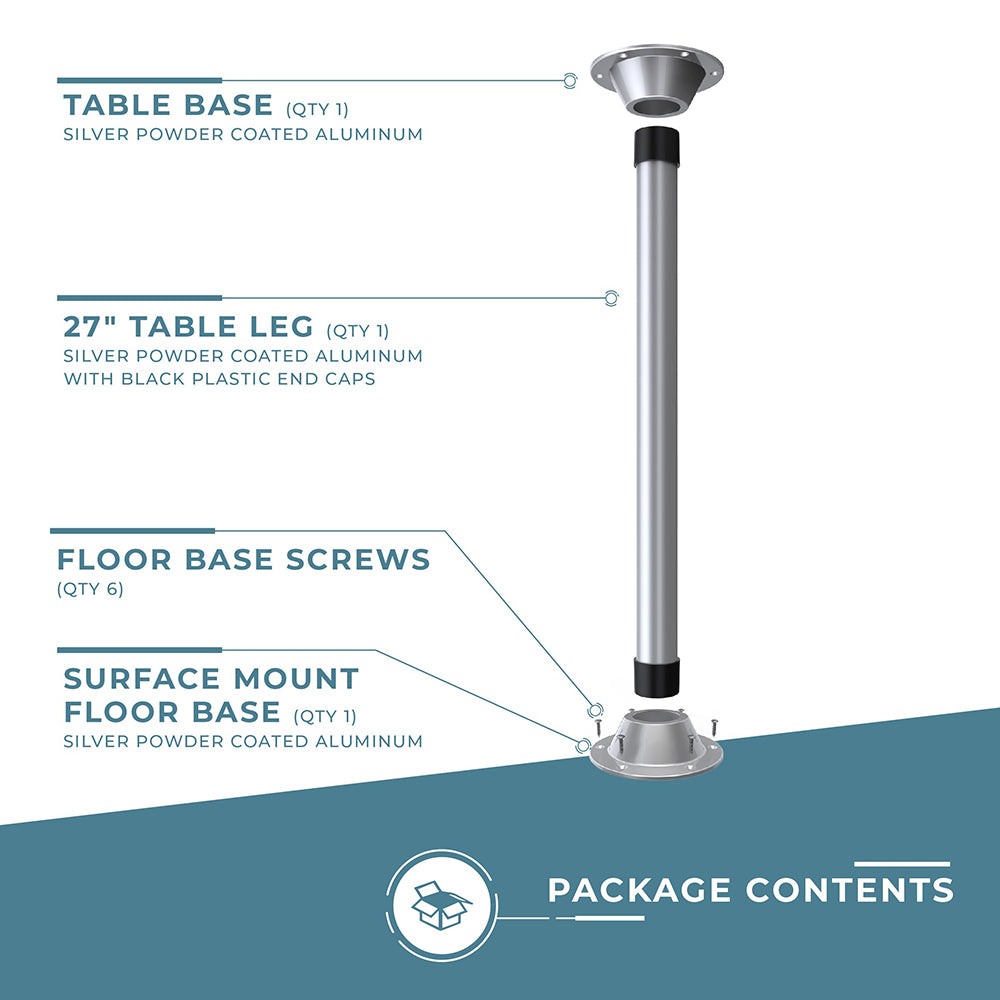 SurFit™ Table Leg Kit - Surface Mount - Single Pack