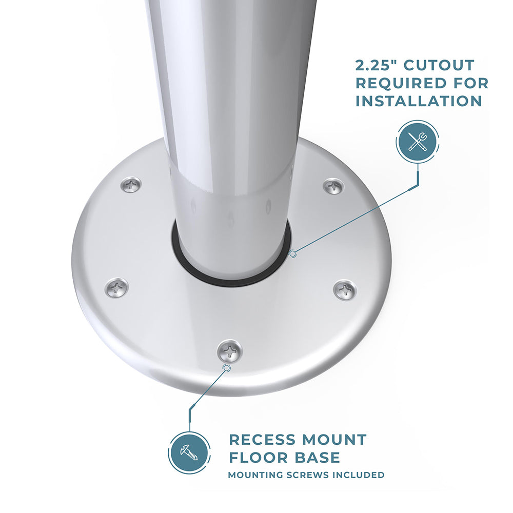 SurFit™ Table Leg Kit - Recessed Mount - Two Pack