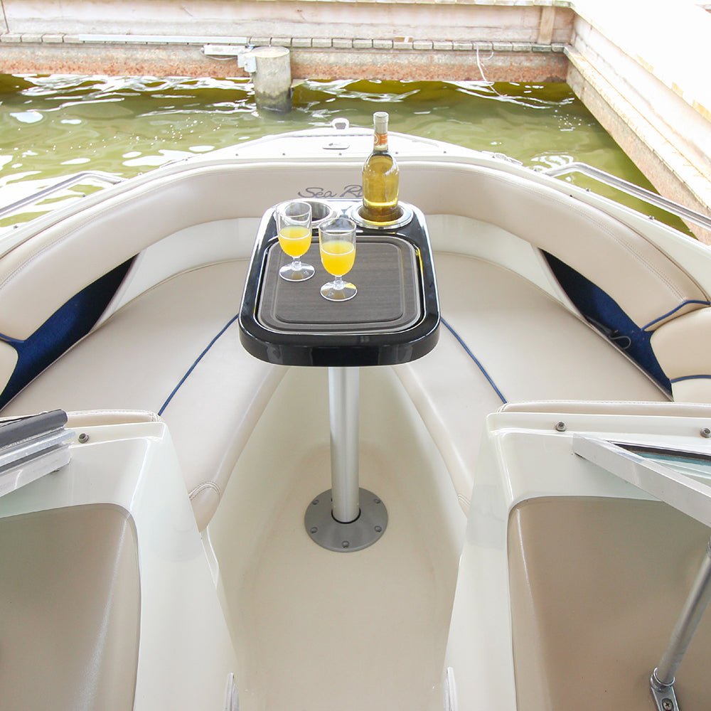Non-lit Cocktail Boat Table Systems w/ Center Foam Mat