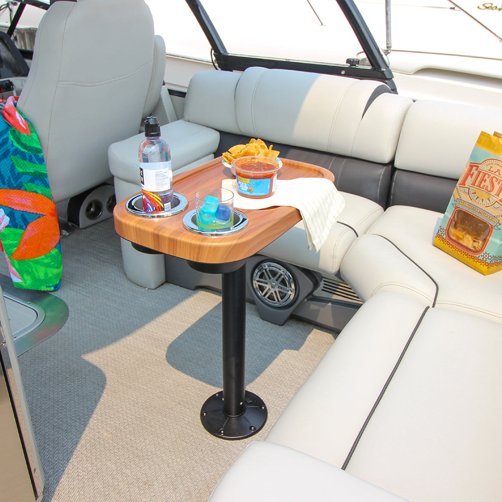Non-lit Cocktail Boat Table Systems