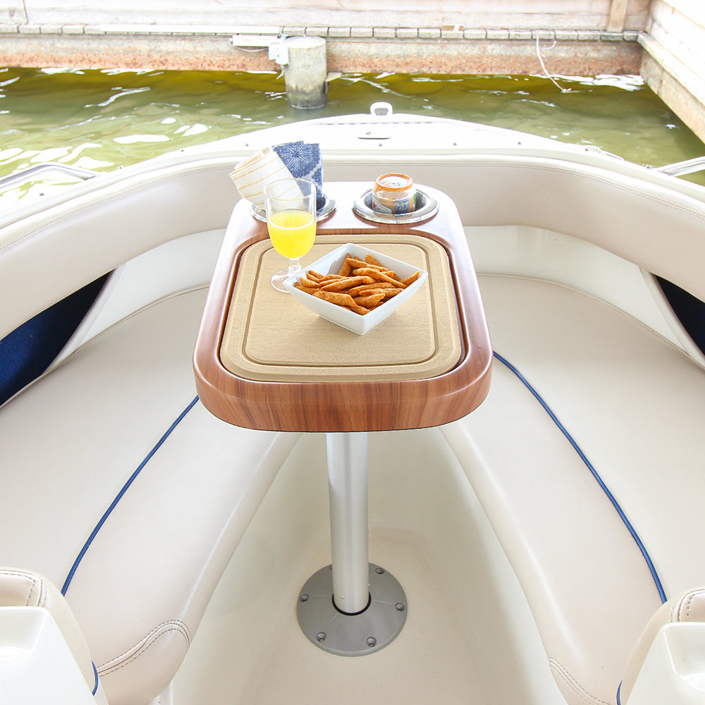 Non-lit Cocktail Boat Table Systems w/ Center Foam Mat