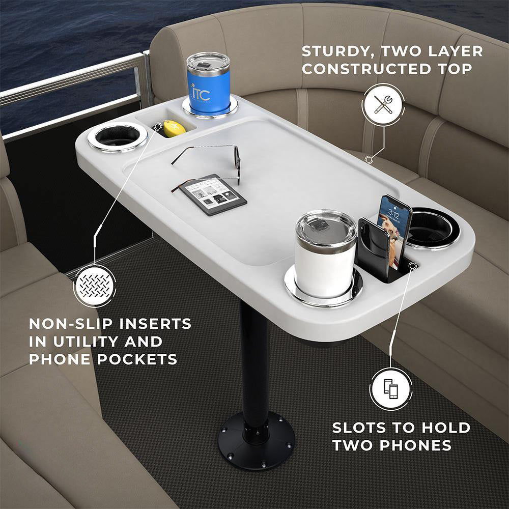 Non-lit Party Boat Table Systems