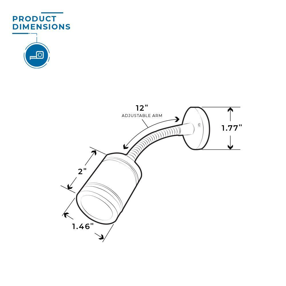 Compass™ Adjustable LED Reading light - ITC SHOP NOW
