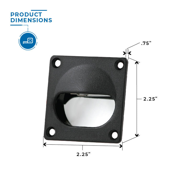 Boat & RV Flush Mount Courtesy Lights (2-Pack) - Product Dimensions | ITC SHOP NOW