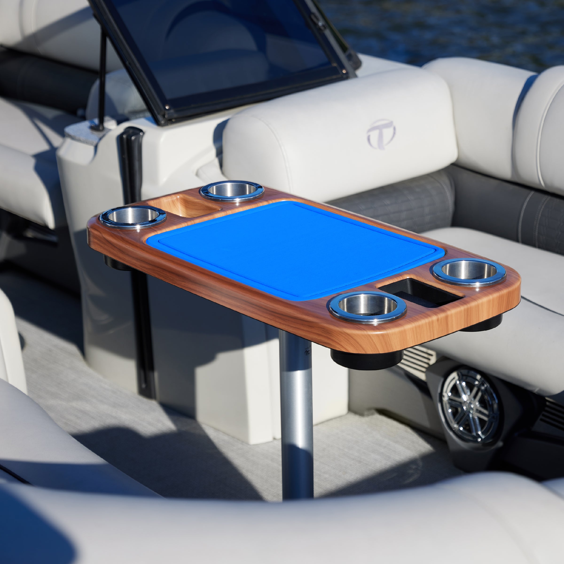 Party Boat Table Center Foam Aegean Blue Mats | ITC Shop Now
