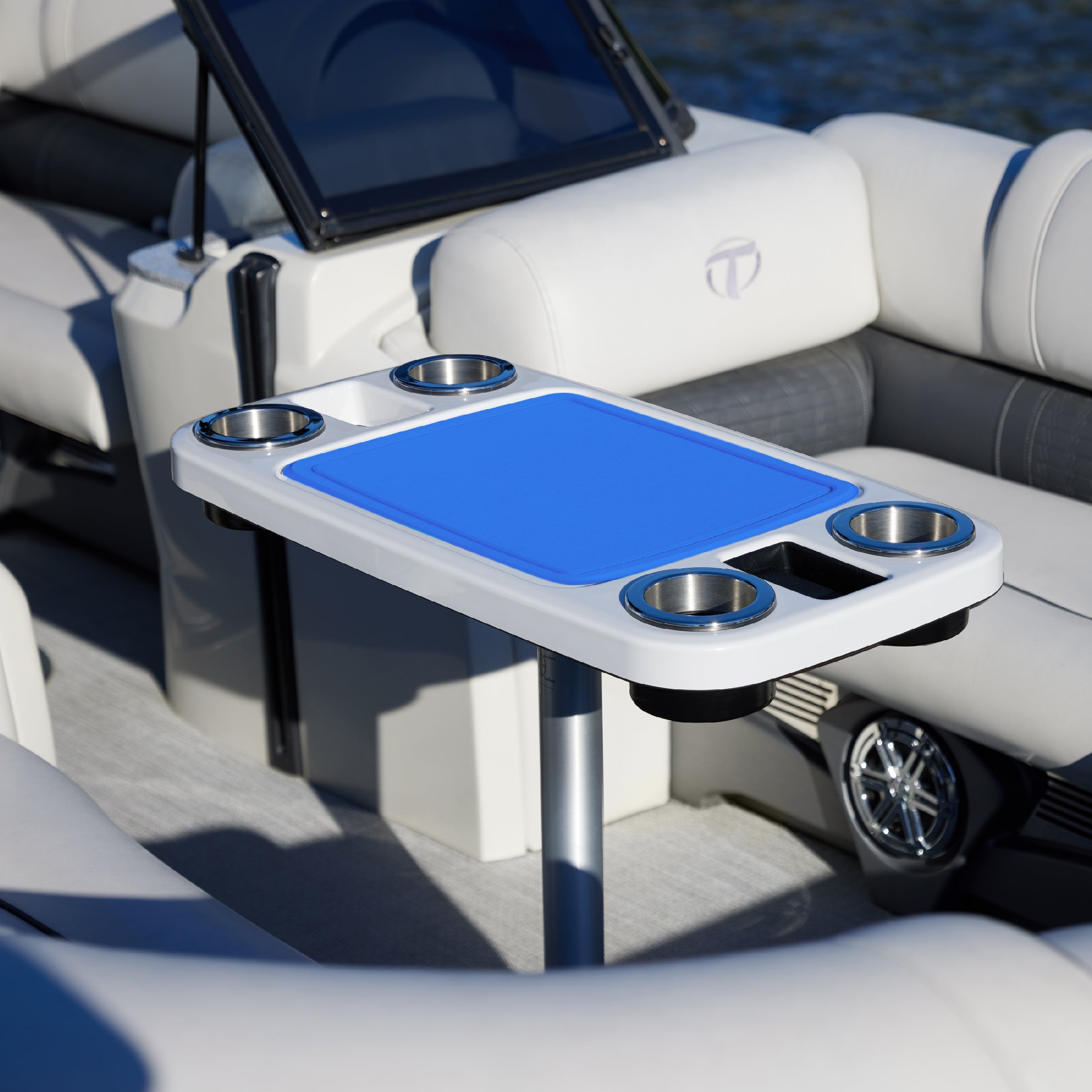 Party Boat Table Center Foam Aegean Blue Mats | ITC Shop Now