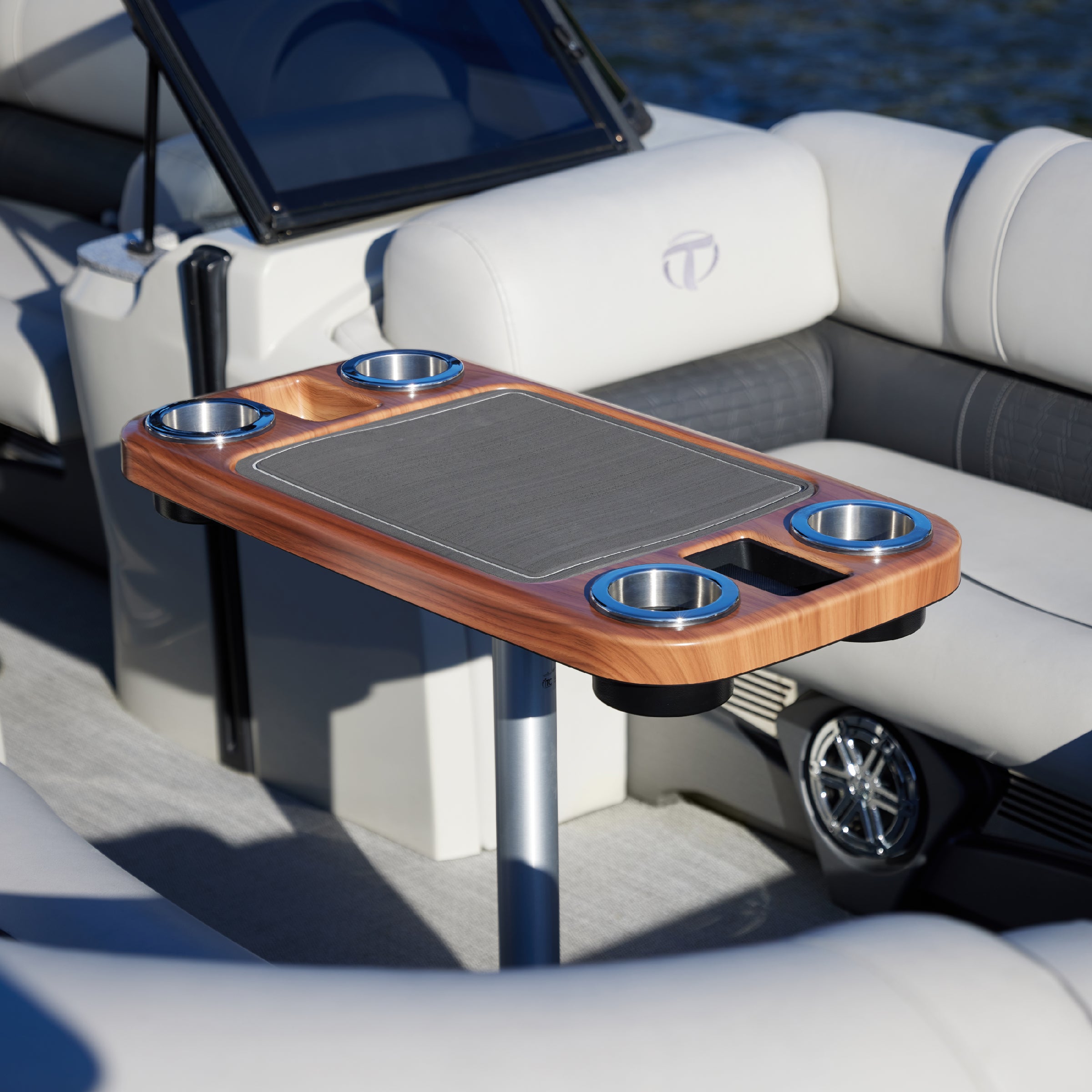 Party Boat Table Center Foam Charcoal Mats | ITC Shop Now
