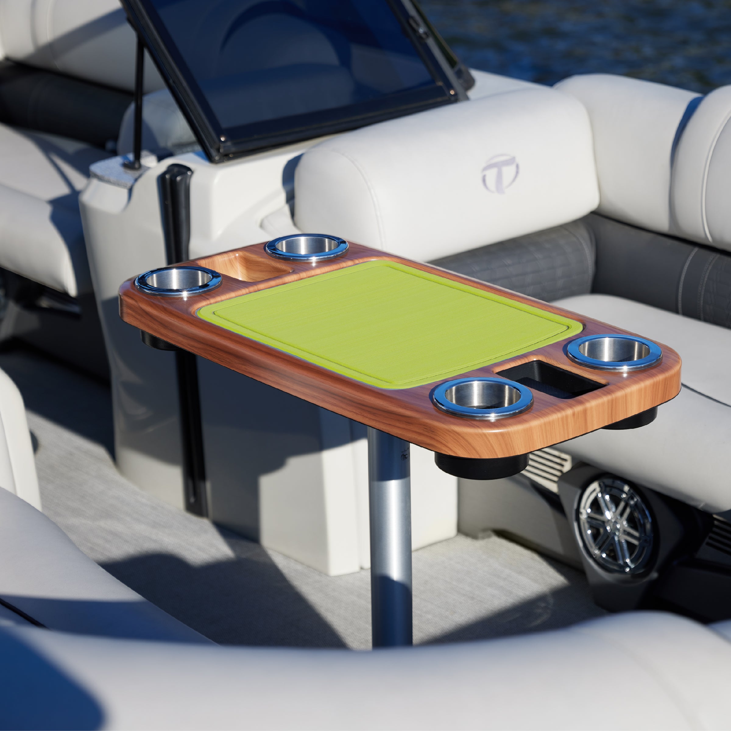 Party Boat Table Center Foam Neon Yellow Mats | ITC Shop Now