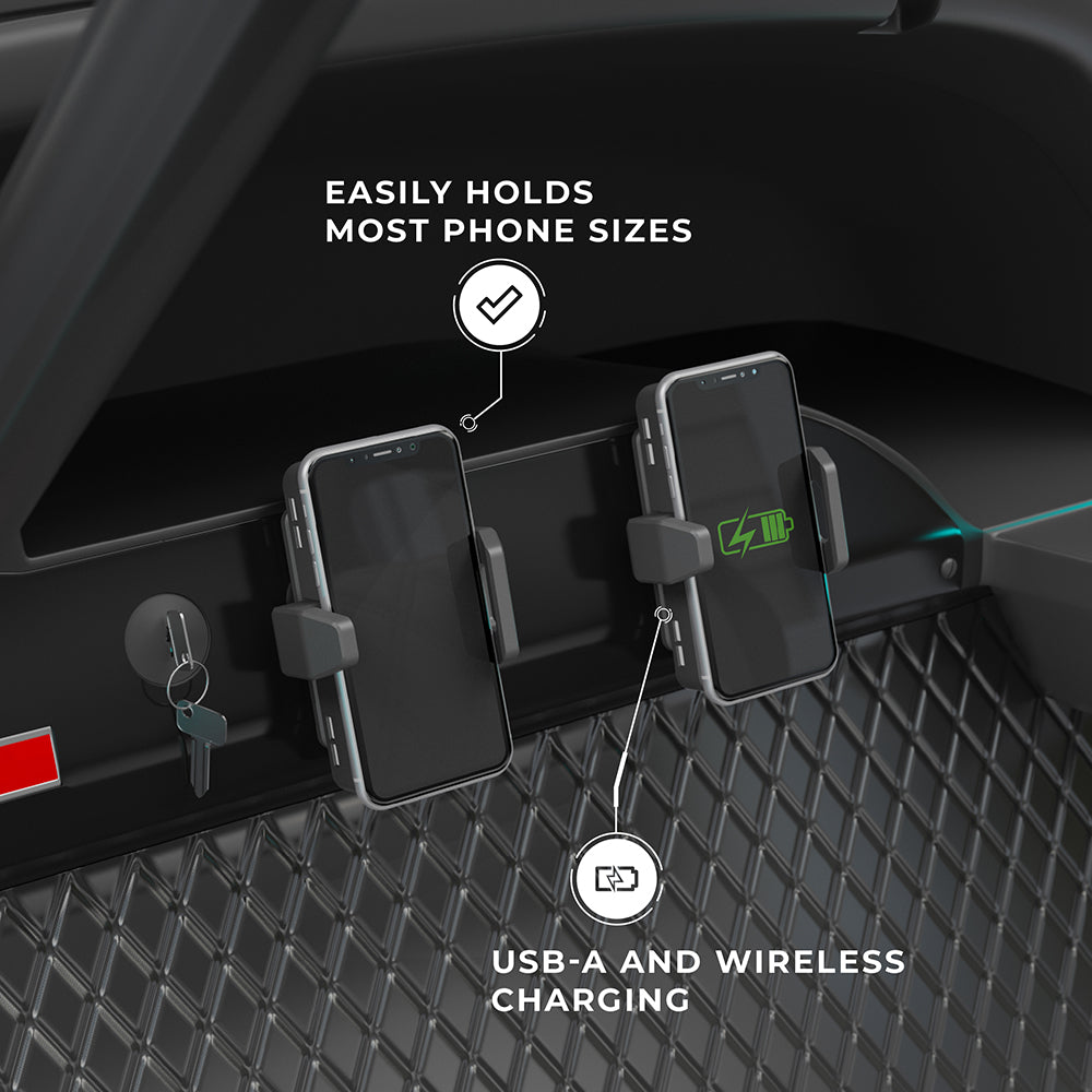 Wireless & USB-A Charging Rotating Phone Holder for Boats, RVs & LSVs | ITC Shop Now