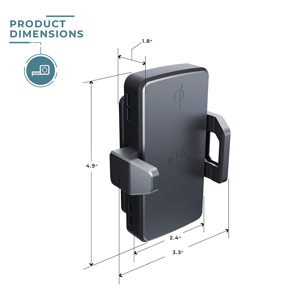 Wireless & USB Charging Rotating Phone Holder for Boats, RVs & LSVs | ITC Shop Now