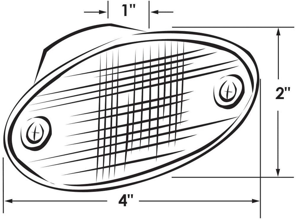 Small Oval Courtesy Light - Two Pack - ITC SHOP NOW