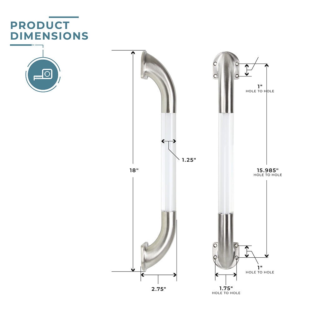 Straight IllumaGrip Assist Handle