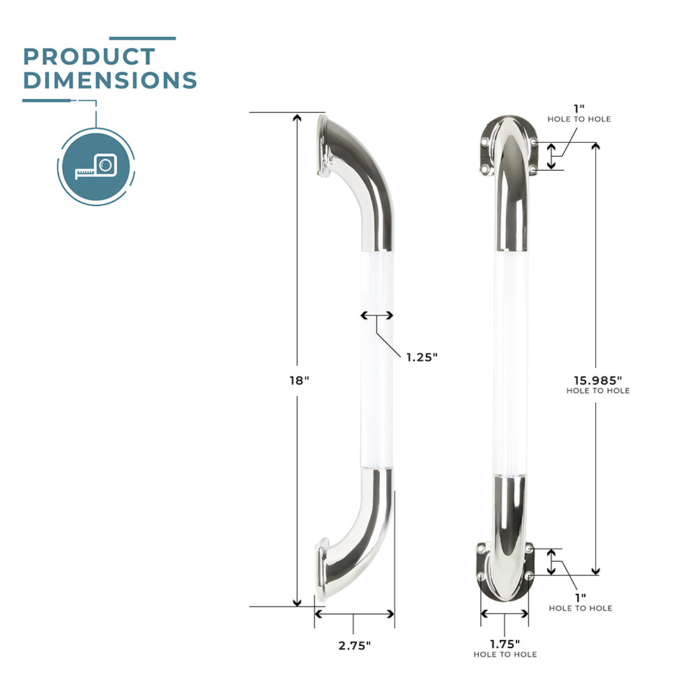 Straight IllumaGrip Assist Handle