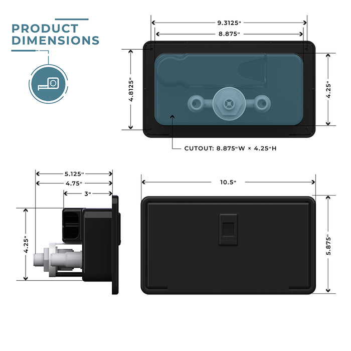 Fontana RV & Camper Exterior Outdoor Shower | ITC Shop Now