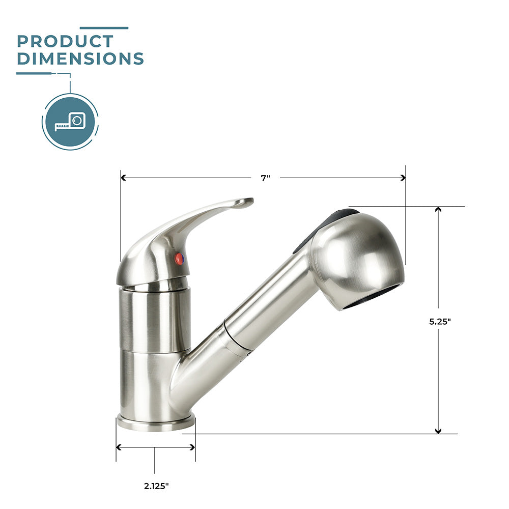 Lever Pull-Out Faucet