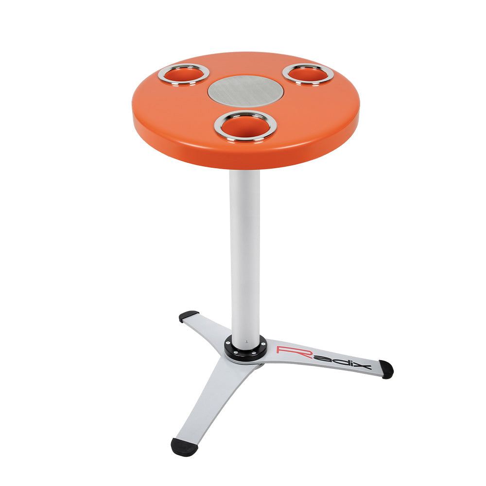 Round Outdoor Table with Radix Table Leg Stand