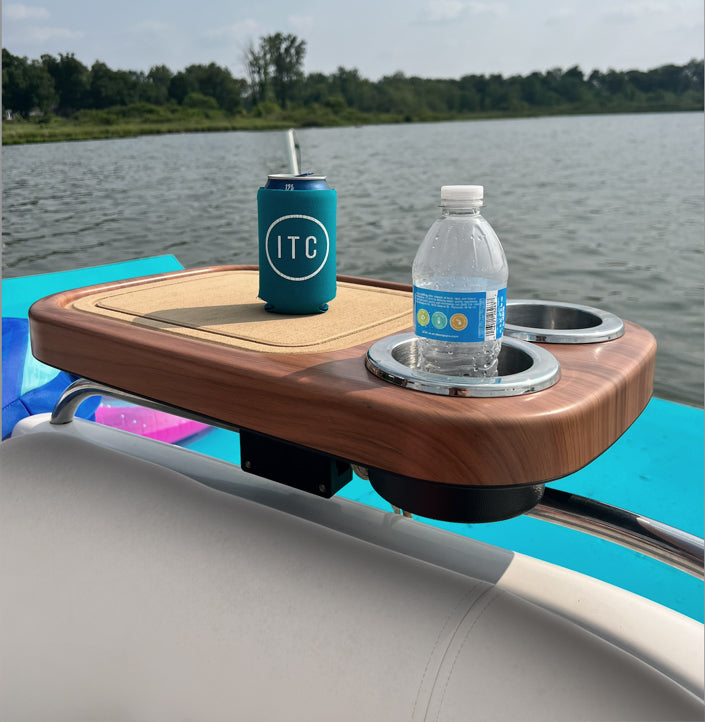 Non-Lit Cocktail Table and Fence Mount