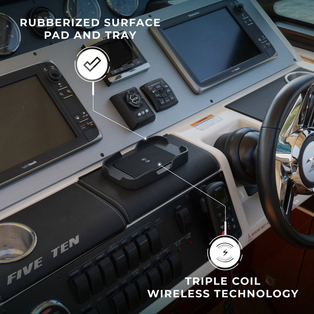 MAX Rectangular Wireless Charger for Boats, RVs & LSVs | ITC Shop Now