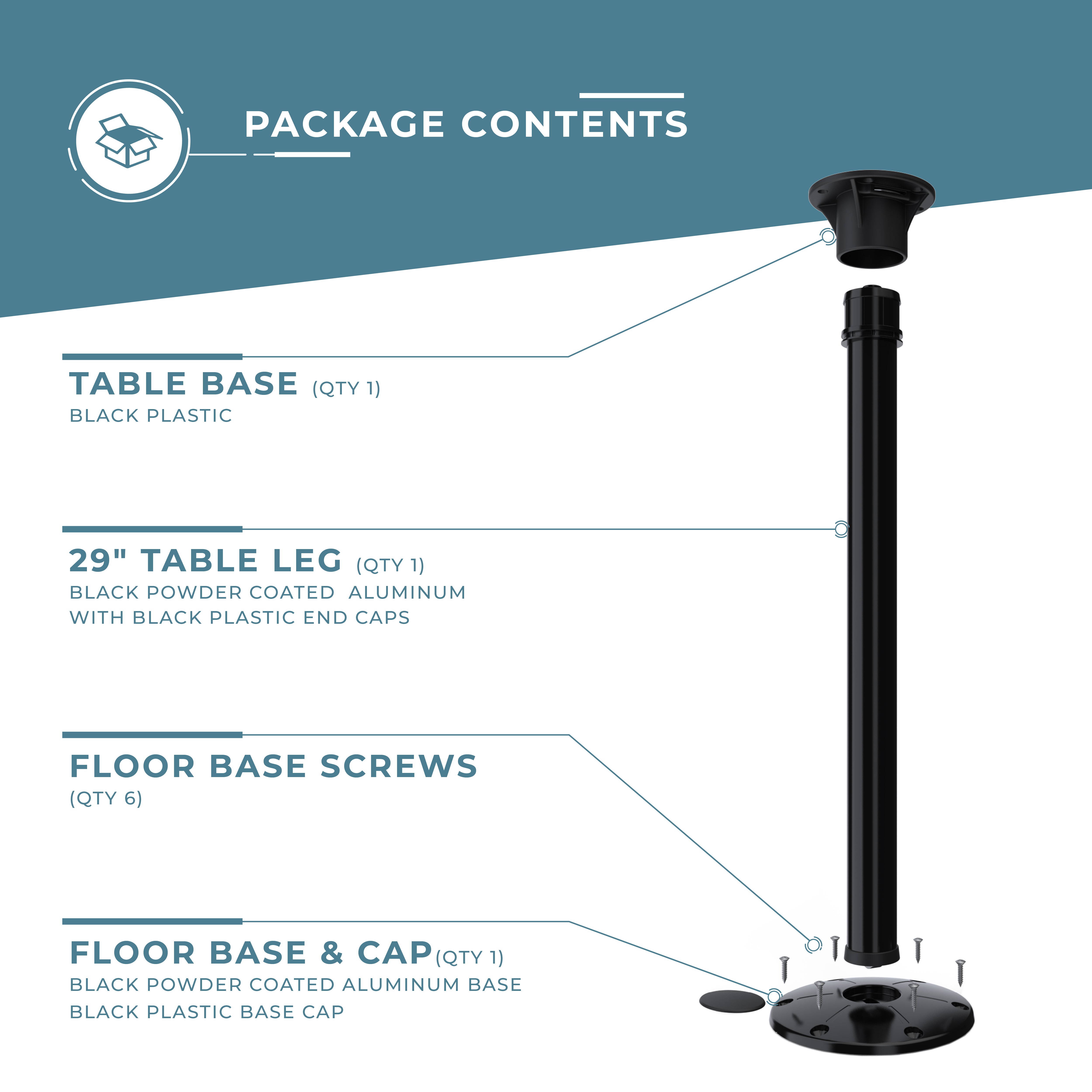 Redwood™ Table Leg Kit