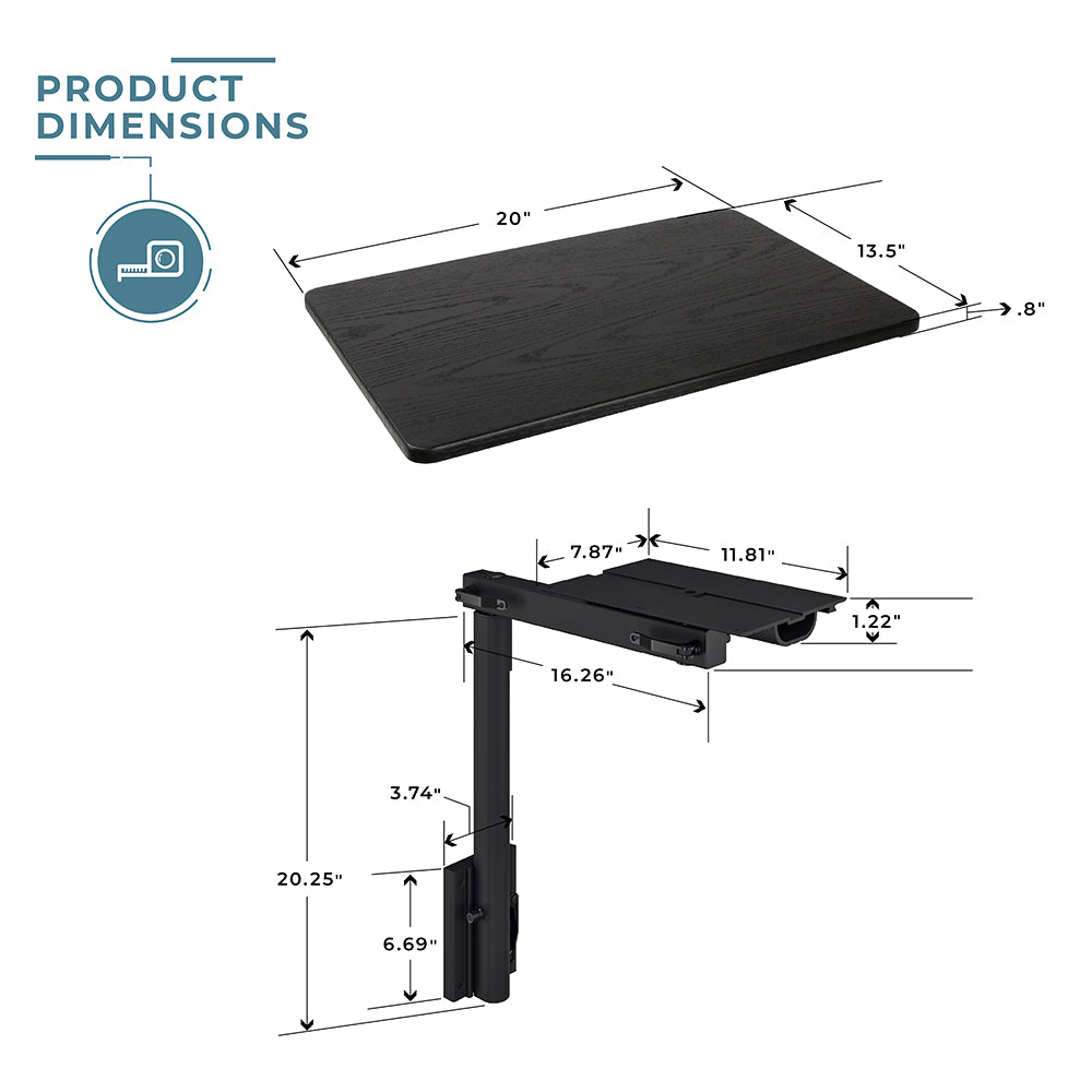 RV Side Table with MOD Leg System
