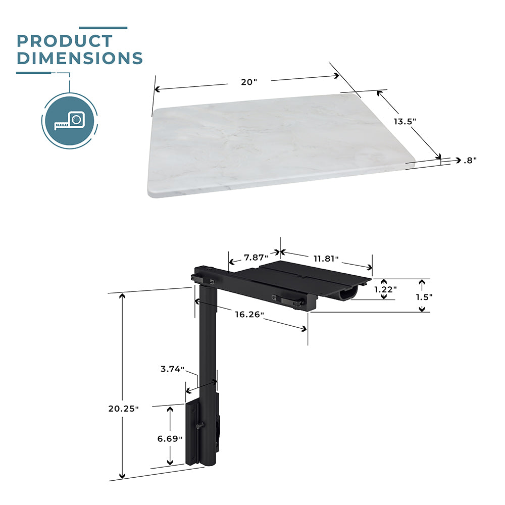 RV Side Table with MOD Leg System