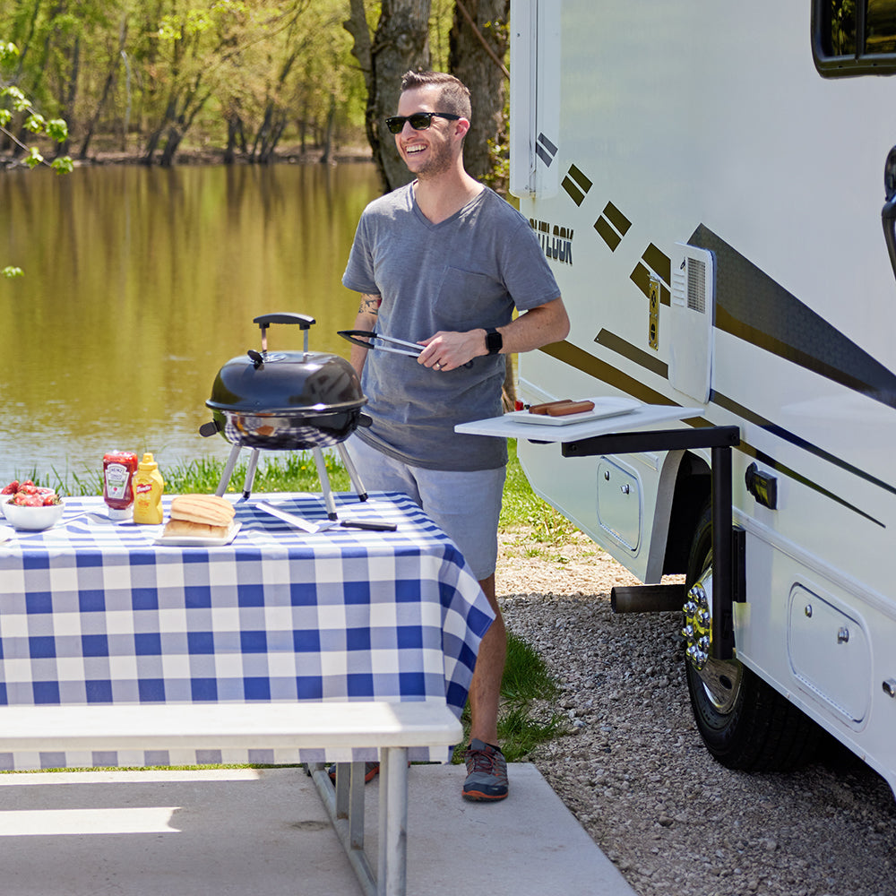 RV Side Table with MOD Leg System