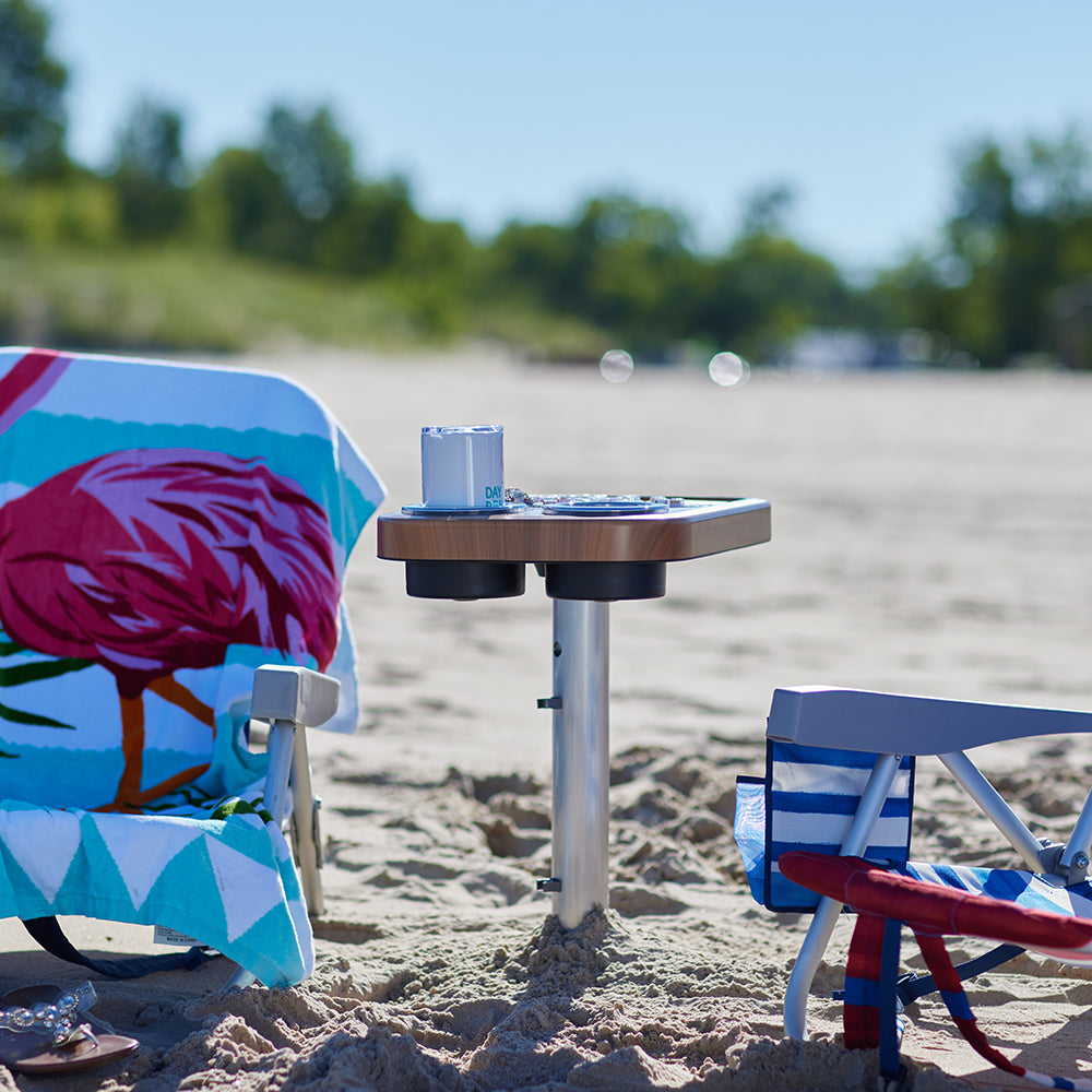 Non-Lit Cocktail Table with Sand Bar Leg