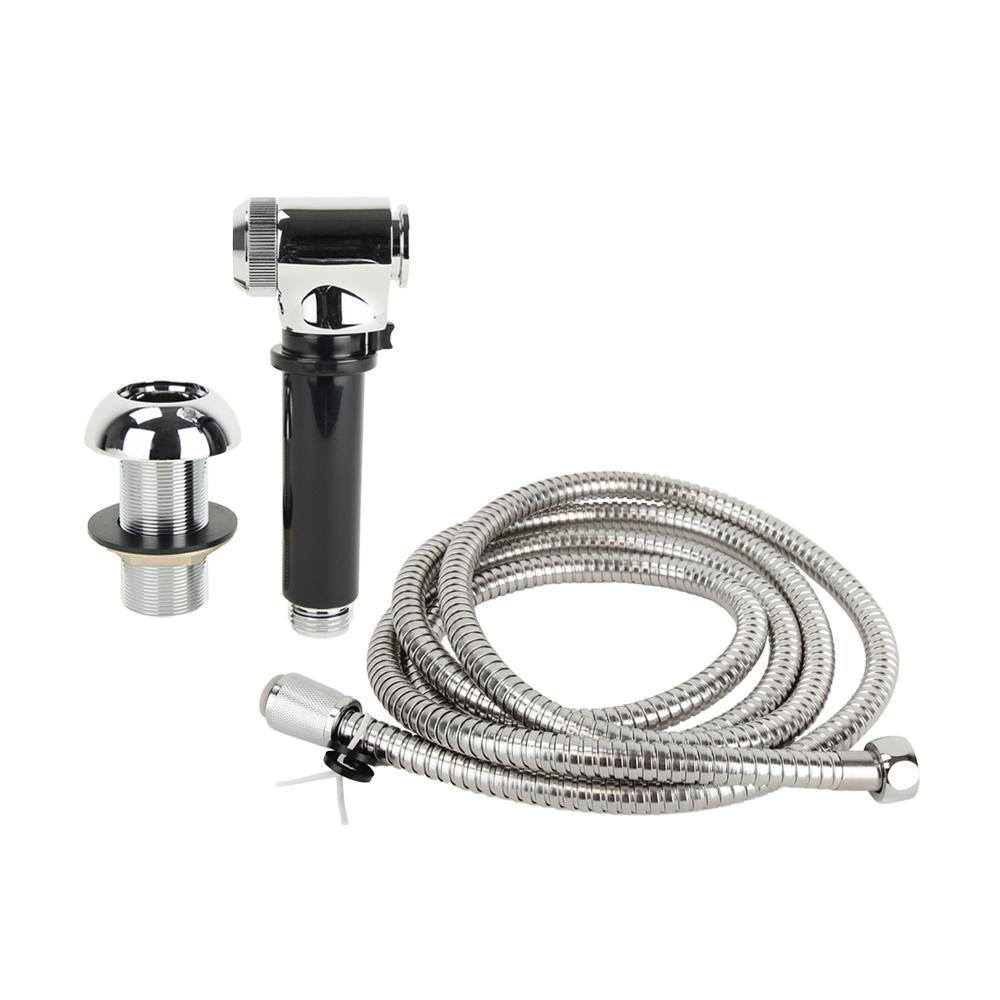 Through Hull Straight Sprayer with 8' Stainless Steel Hose - ITC SHOP NOW