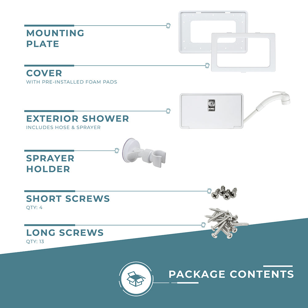 Fontana RV & Camper Exterior Outdoor Shower | ITC Shop Now