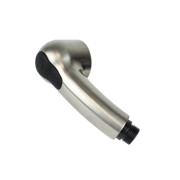 Hibbent Pull-Out Sink Sprayer Head Replacement – 2-Function Chrome Faucet Head With Stream & Spray Modes
