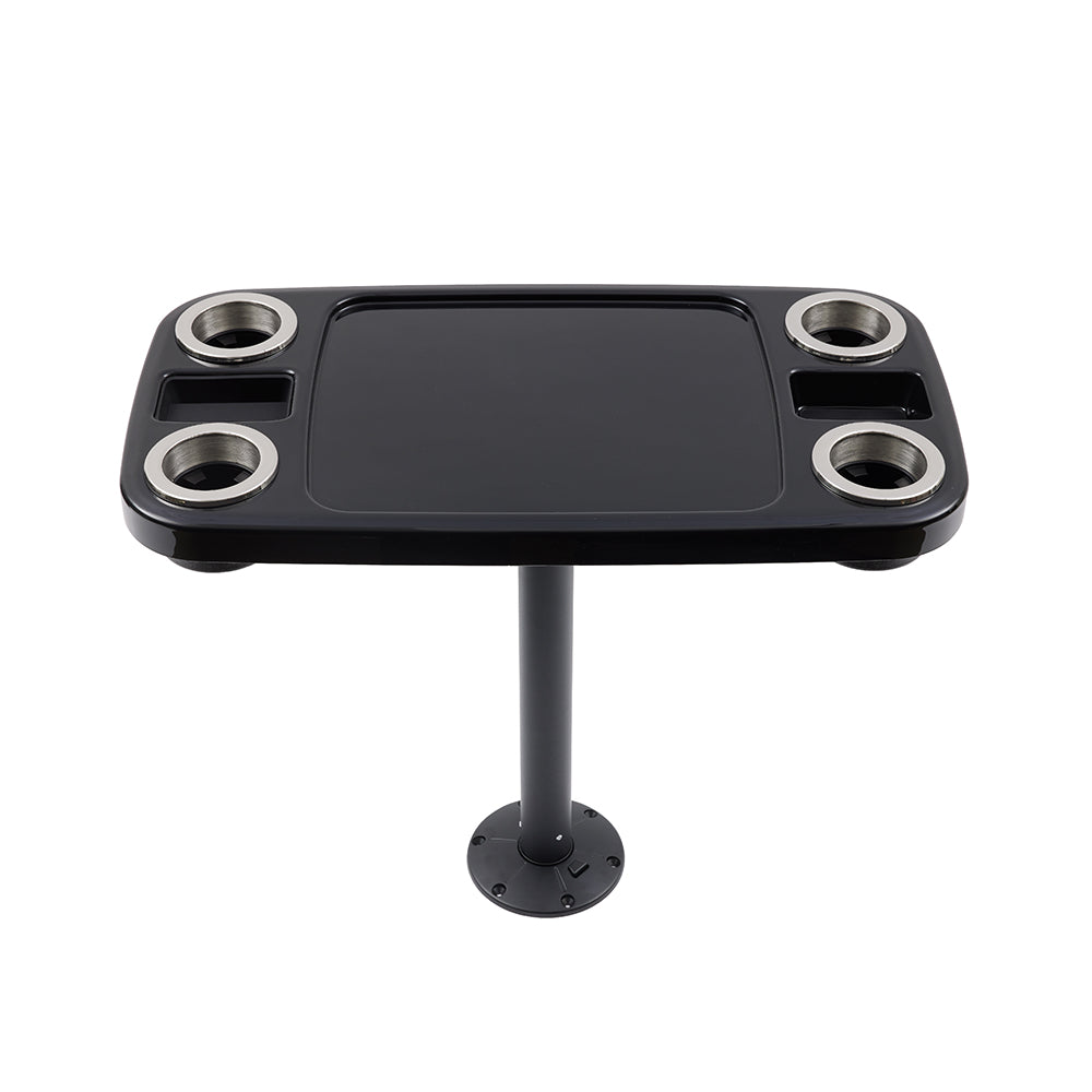 Glossy Black - Non-lit Party Boat Table Systems