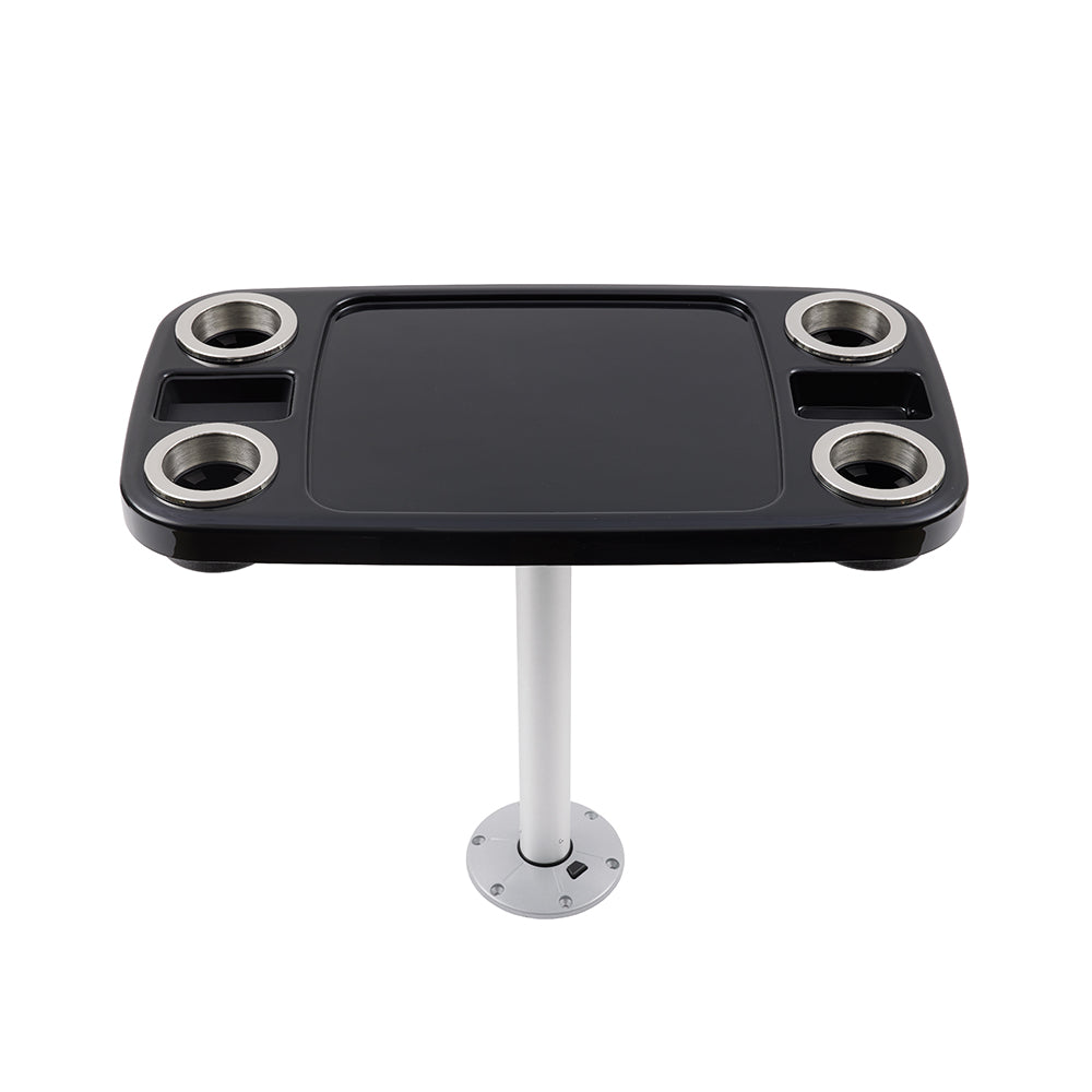 Glossy Black - Non-lit Party Boat Table Systems
